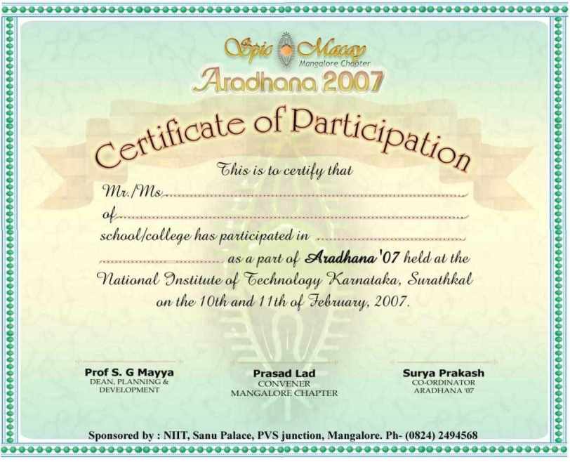 certificate template psd