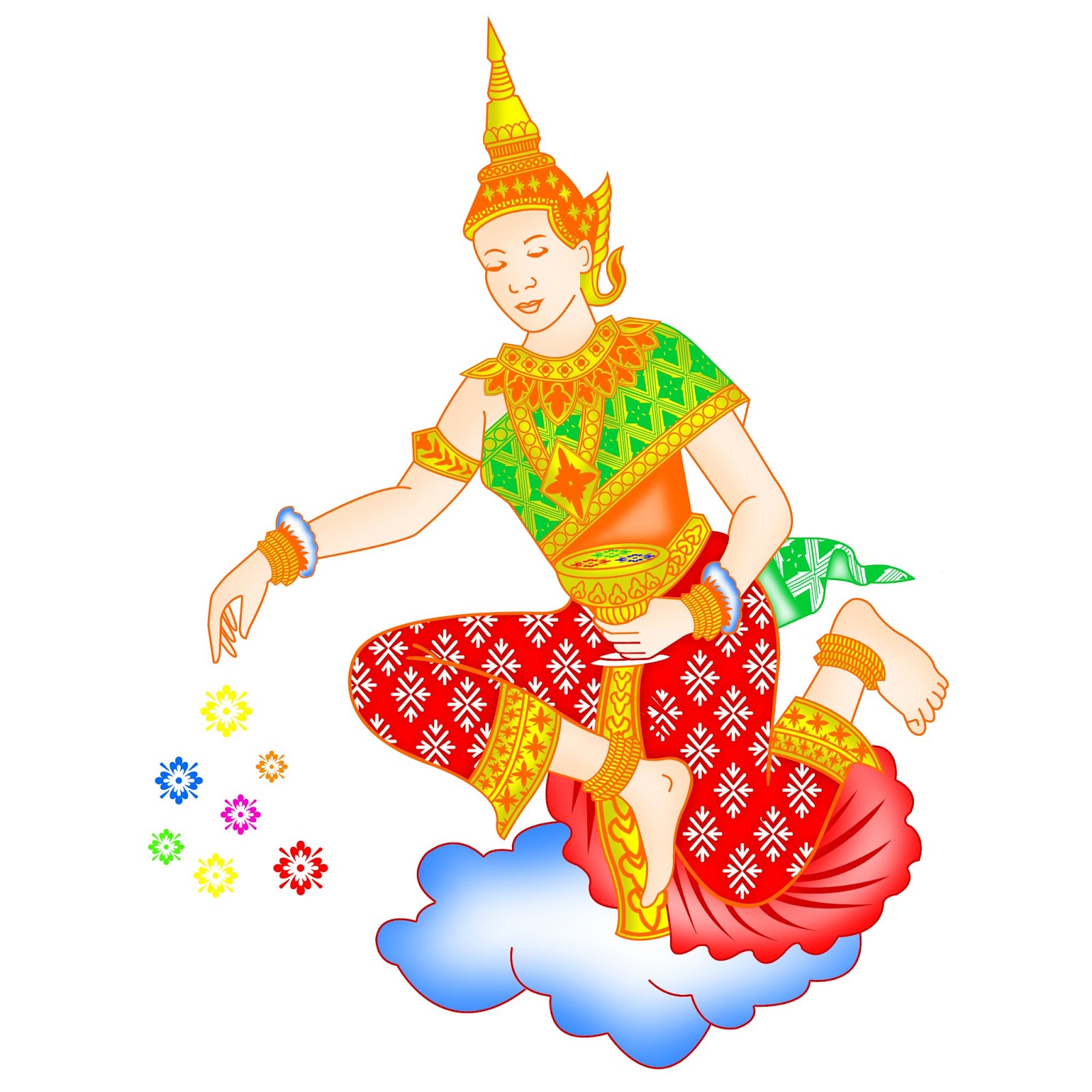 Khmer Angel, khmer graphic vector 2 free png file vectorkh