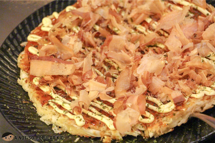 Japanese Okonomiyaki in Kimpura Teppanyaki Grill Restaurant