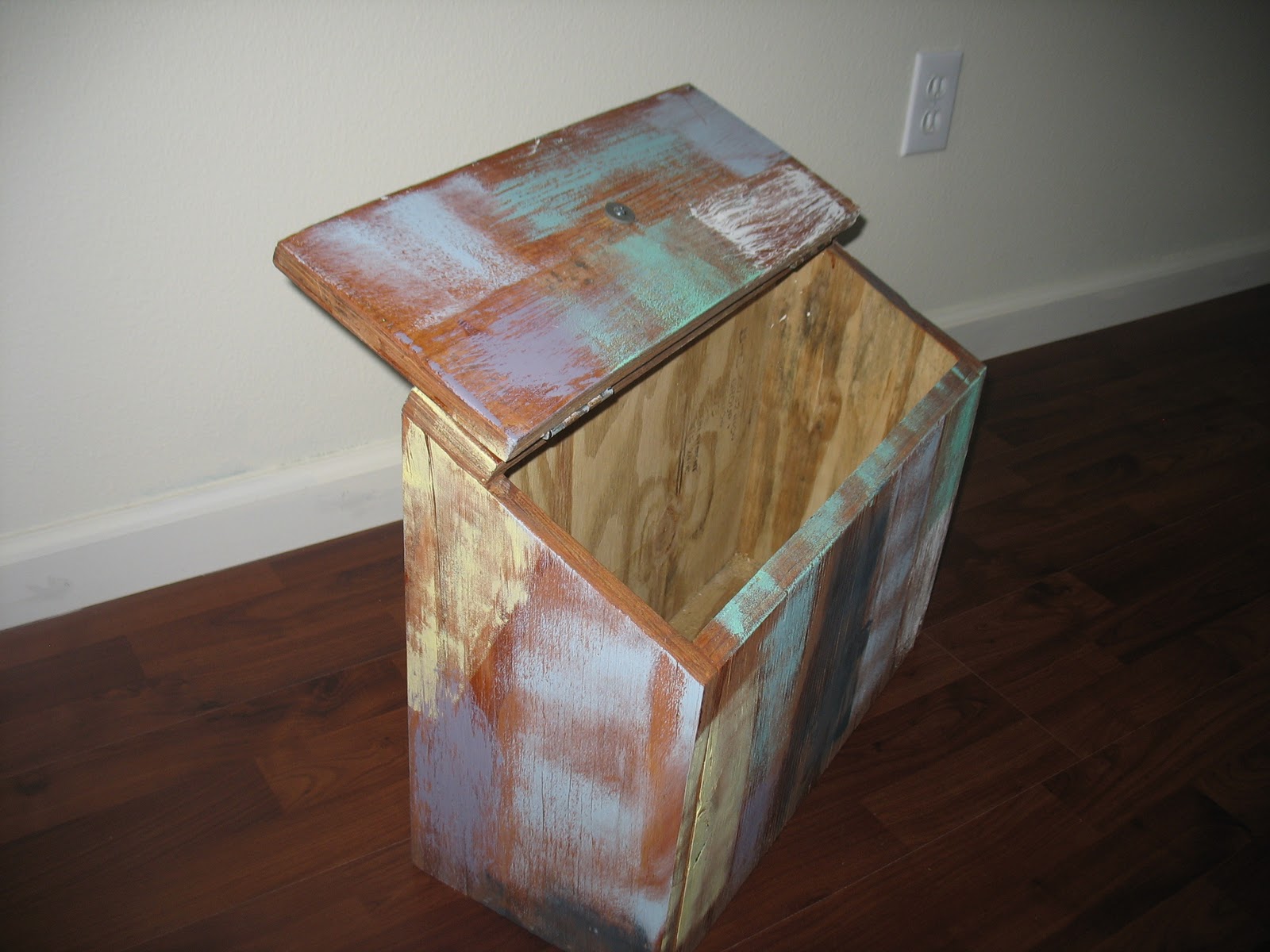 Shabby Redo For You ! Rustic Rustic Shabby End Table and Box