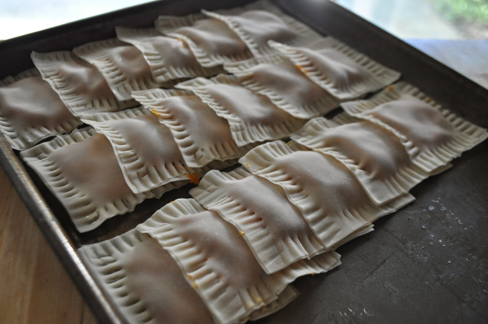 Sweet Potato + Sage Ravioli with Brown Butter Sauce