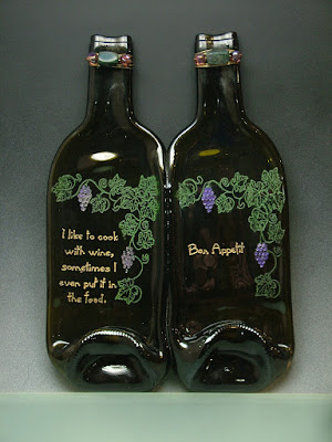 Slumped Wine Bottles
