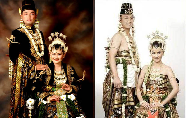 Pakaian Adat Jawa Tengah  Keseharian dan Pakaian Pengantin  Adat