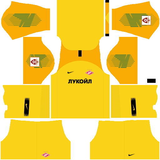 Kits/Uniformes para FTS 15 y Dream League Soccer: Kits/Uniformes Spartak  Moscú - Liga Premier de Rusia 2018/2019 - FTS 15/DLS