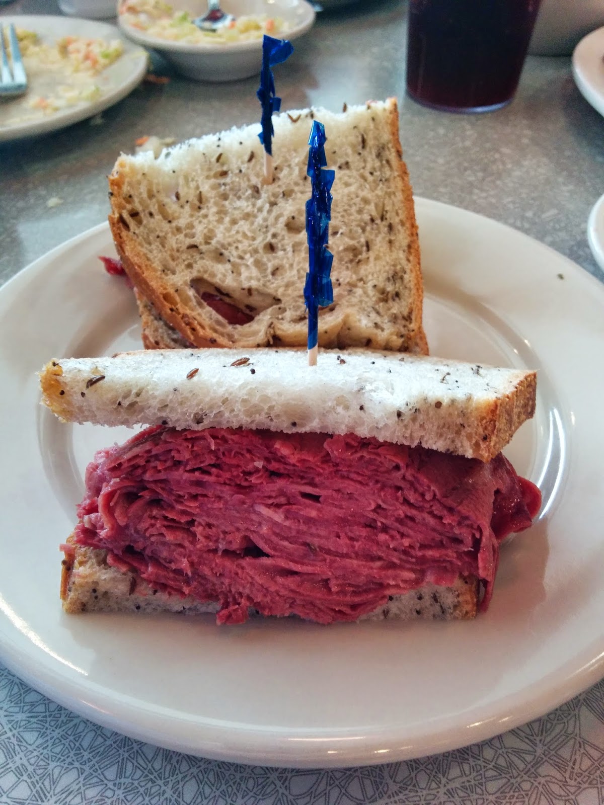 The Myth of Home Hot Tongue Sandwich at Katz's Deli
