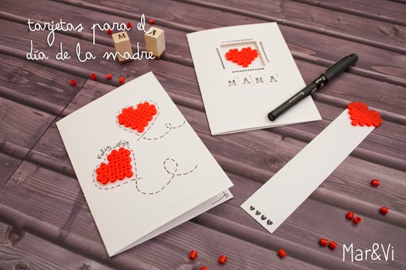 Tarjeta con Hama Beads