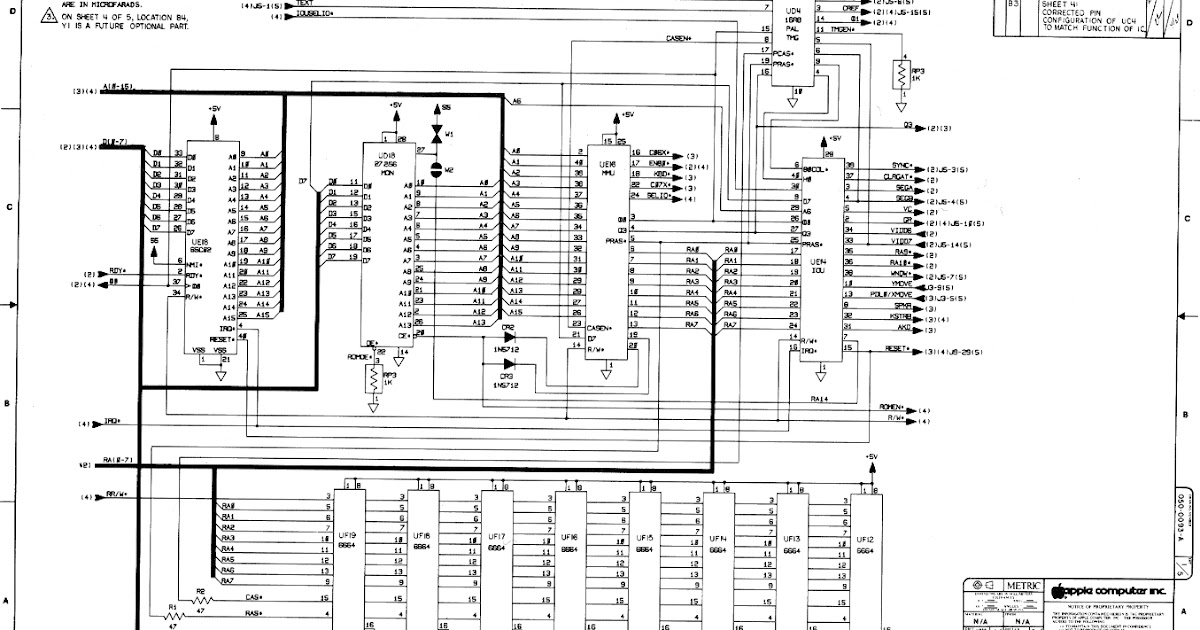 Apple 1 Circuit Diagram
