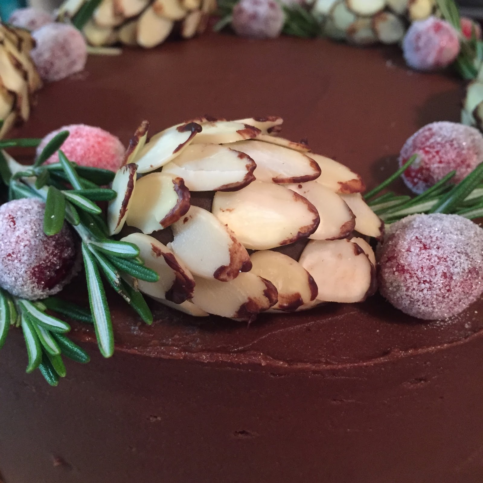 Pine Cone Cake for Family Christmas
