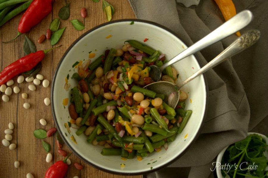 ensalada de judias tricolor Recetas de comida Saludable Las Recetas Fáciles de María