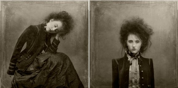 Jennifer B. Hudson fotografia surreal soturna vintage mulheres