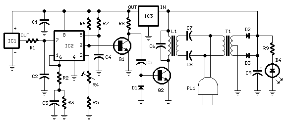 Digital Remote Thermometer Circuit Diagram - The Circuit