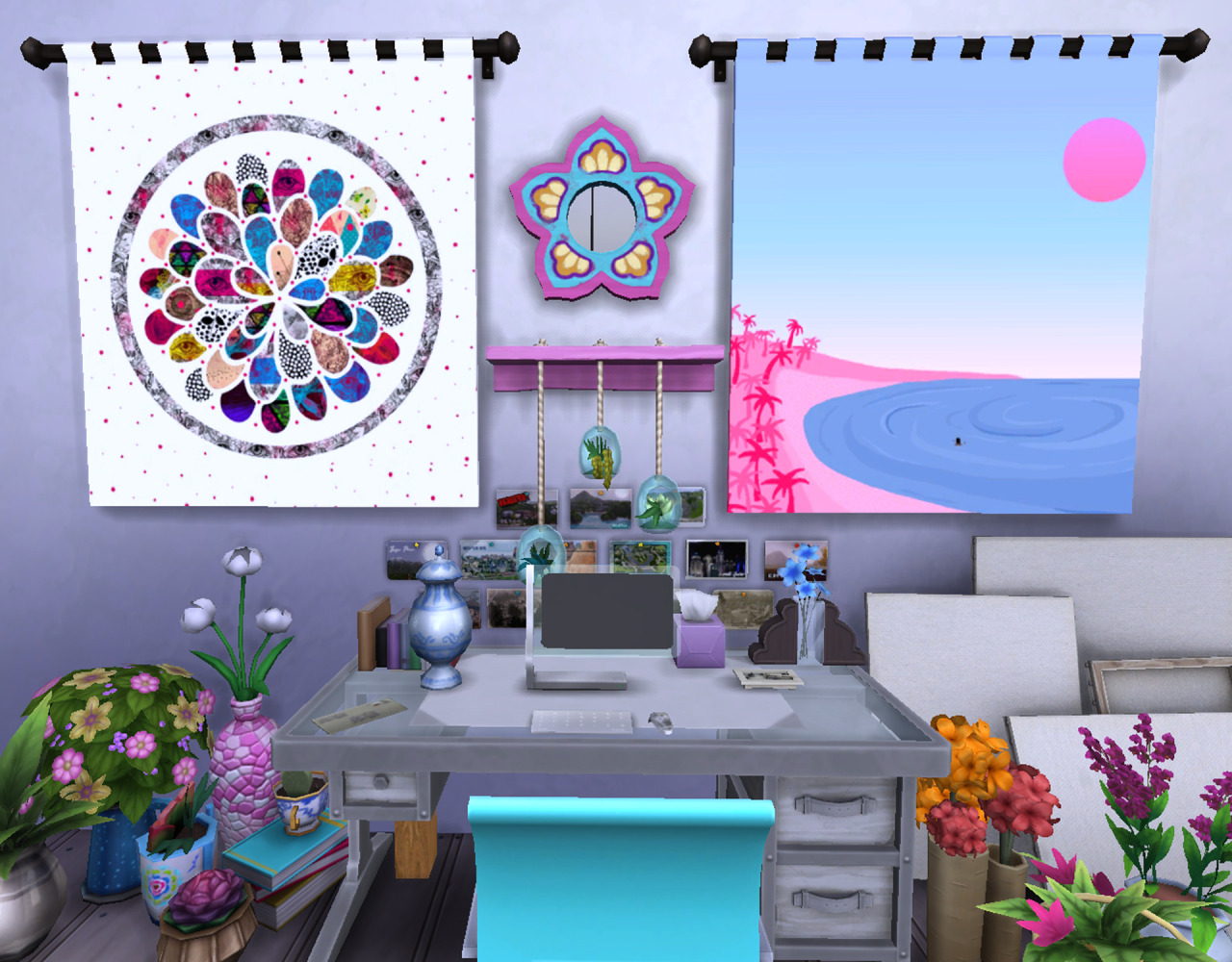 Sims 4 CC's The Best Tapestries by SimmingWithFloaties