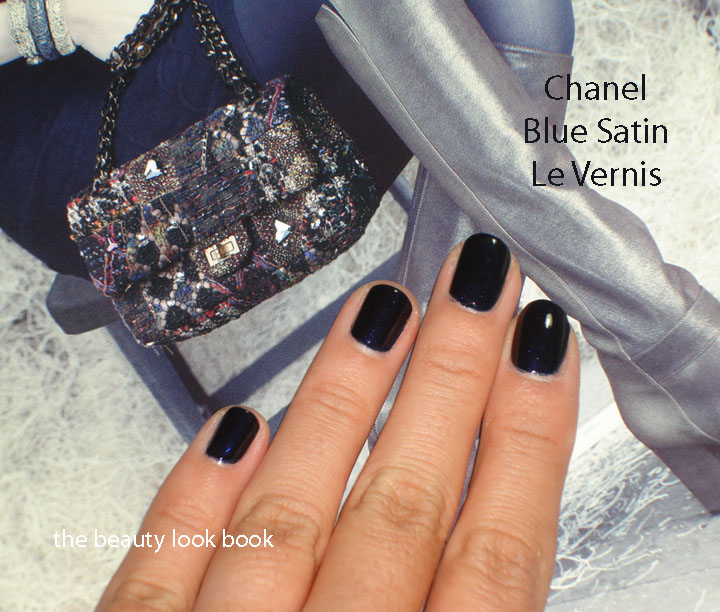 Chanel Blue Satin Le - The Beauty Look Book