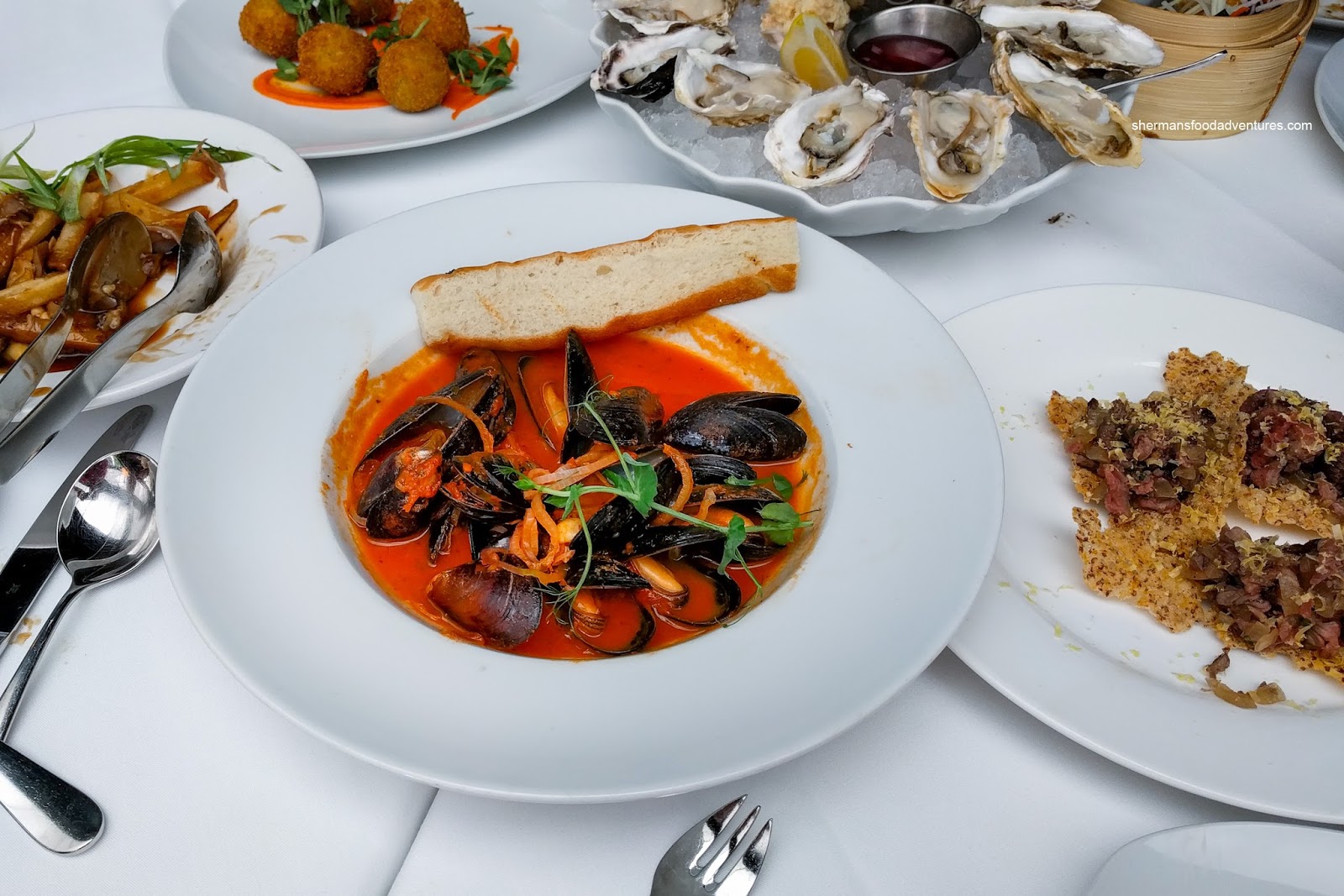 Sherman's Food Adventures Happy Hour Glowbal at Telus Garden