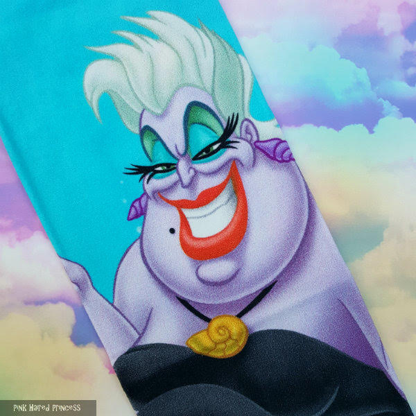 Irregular Choice Disney ursula tights review ursula the little mermaid printed tights close up