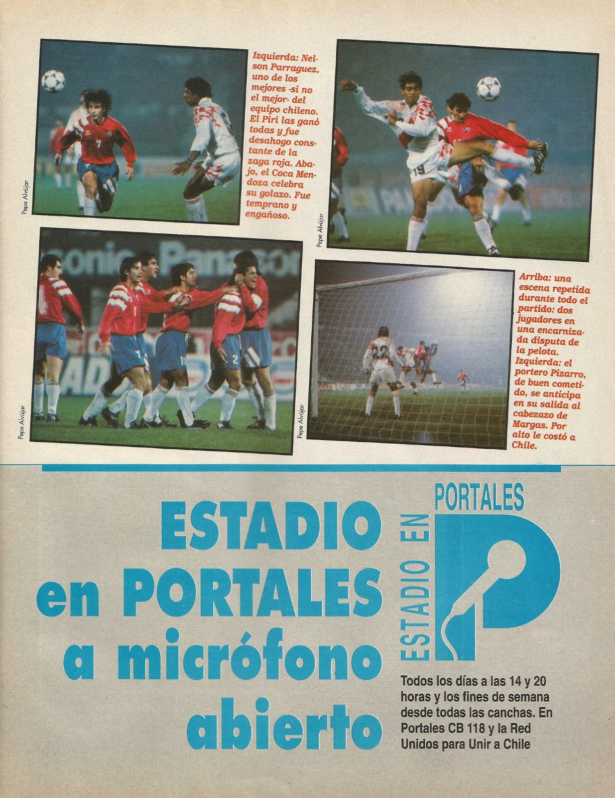 Partidos de la Roja [25/05/1994] ChilePerú 21