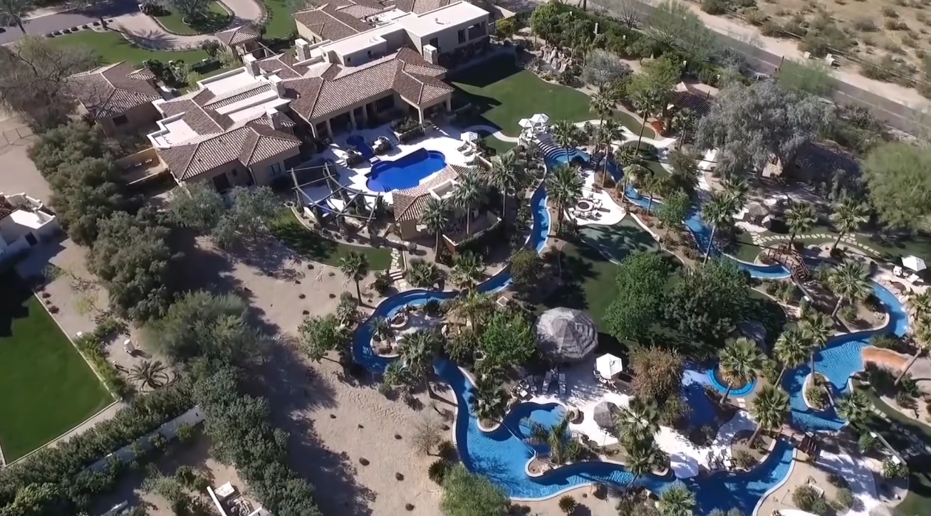 19 Photos vs. This Arizona Mega Mansion Features the Largest Private Lazy River in America - Luxury Home & Interior Design Video Tour 19 Photos vs. This Arizona Mega Mansion Features the Largest Private Lazy River in America - Luxury Home & Interior Design Video Tour