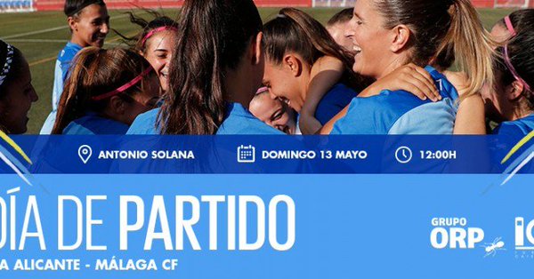 Málaga Femenino, Atlético Malagueño y Juvenil DH juegan hoy a las 12:00 horas