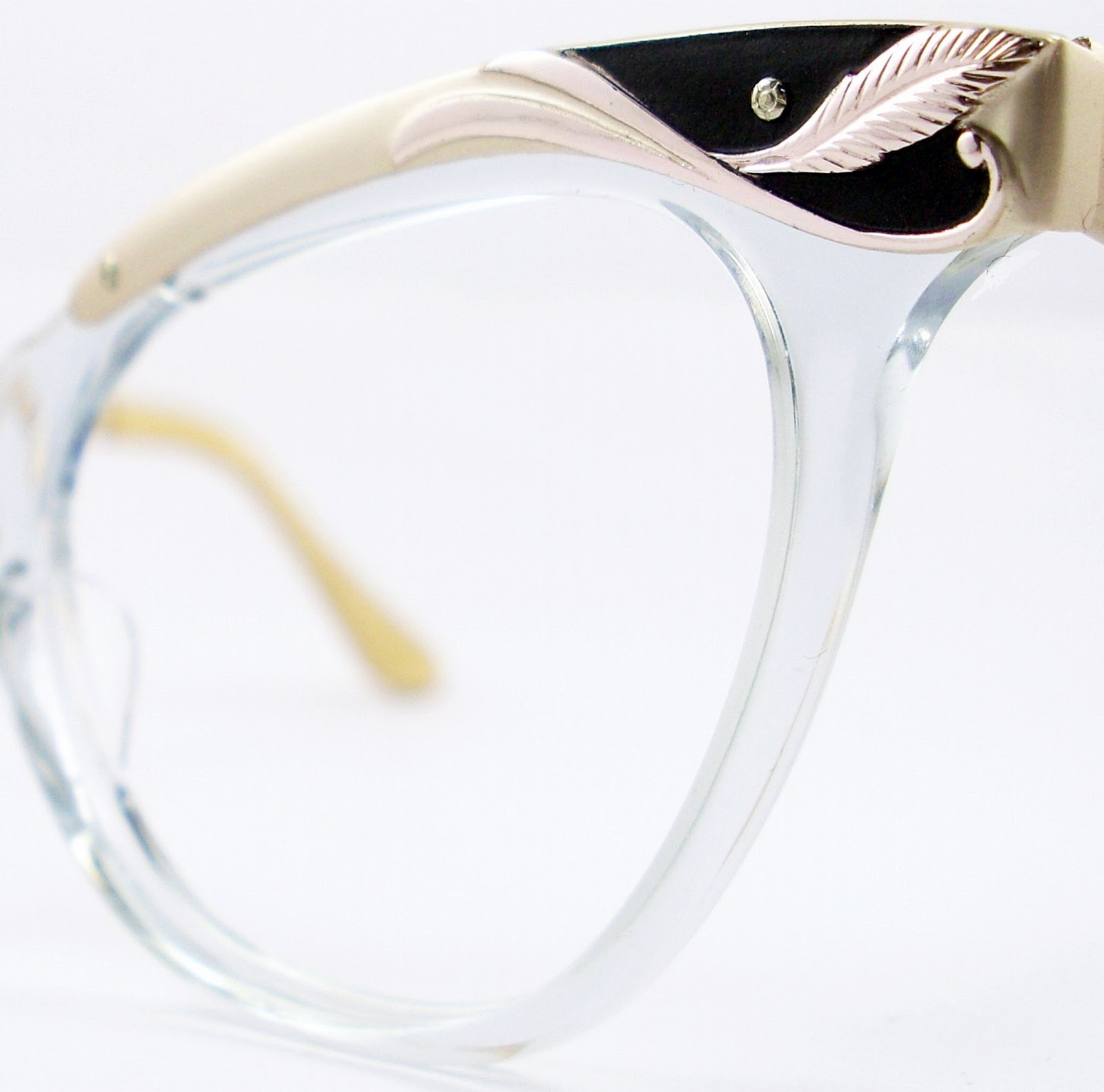 Vintage Eyeglasses Frames Eyewear Sunglasses 50s Vintage Cat Eye 