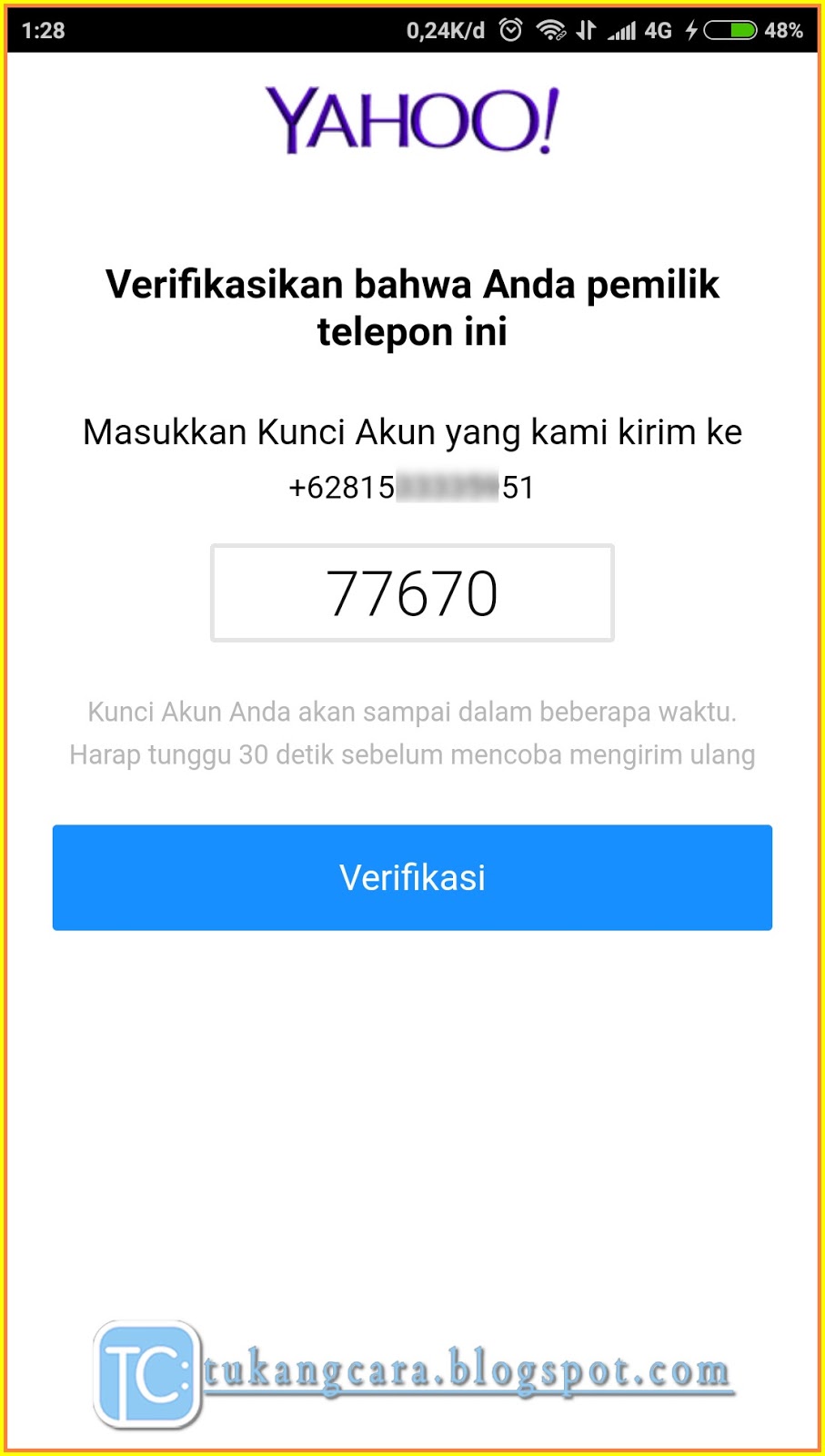 Dengan begitu akun facebook