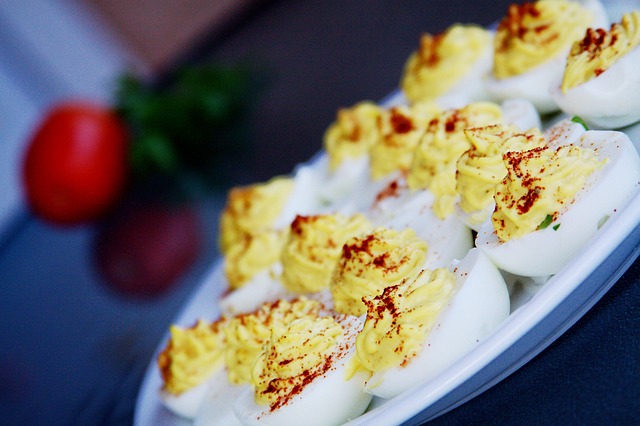 Atkins Versus Kimkins: Learning to Tweak my Low-Carb Diet Required me to Reread Atkins 92 Platter of deviled eggs