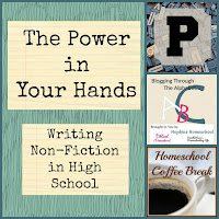 The Power in Your Hands (Blogging Through the Alphabet) on Homeschool Coffee Break @ kympossibleblog.blogspot.com