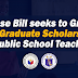 Scholarship Grants to Public School Teachers