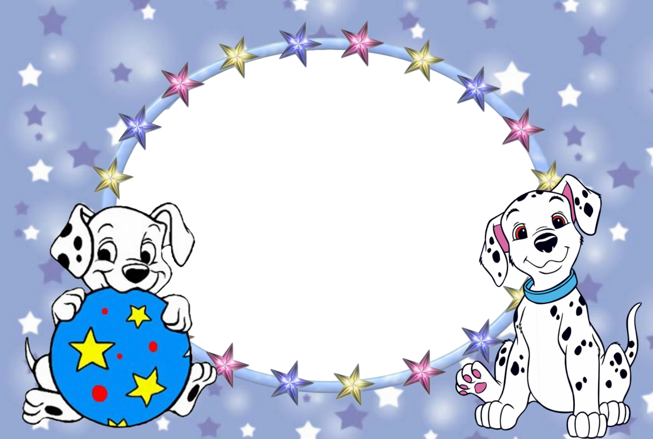 101 Dalmatians Free Printable Photo Frames. Oh My Fiesta! in english