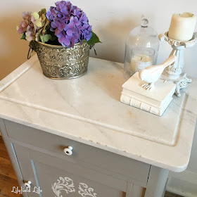 Lilyfield Life lamp bedside table marble
