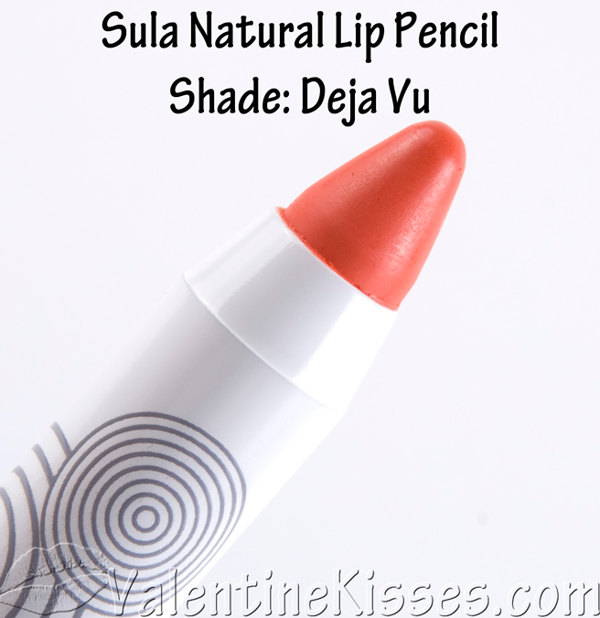 Valentine Kisses Sula Natural Lip Pencils in Deja Vu, Take A Chance