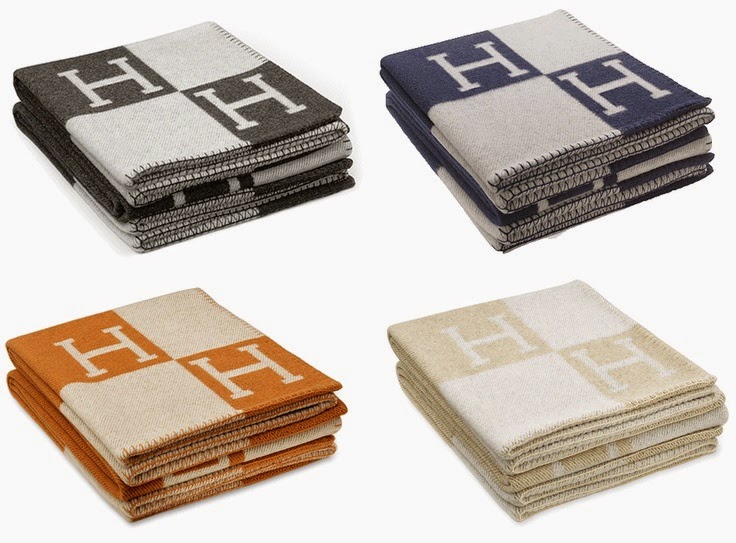The French Tangerine hermes avalon blanket