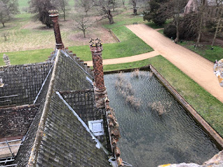 Oxburgh roof view