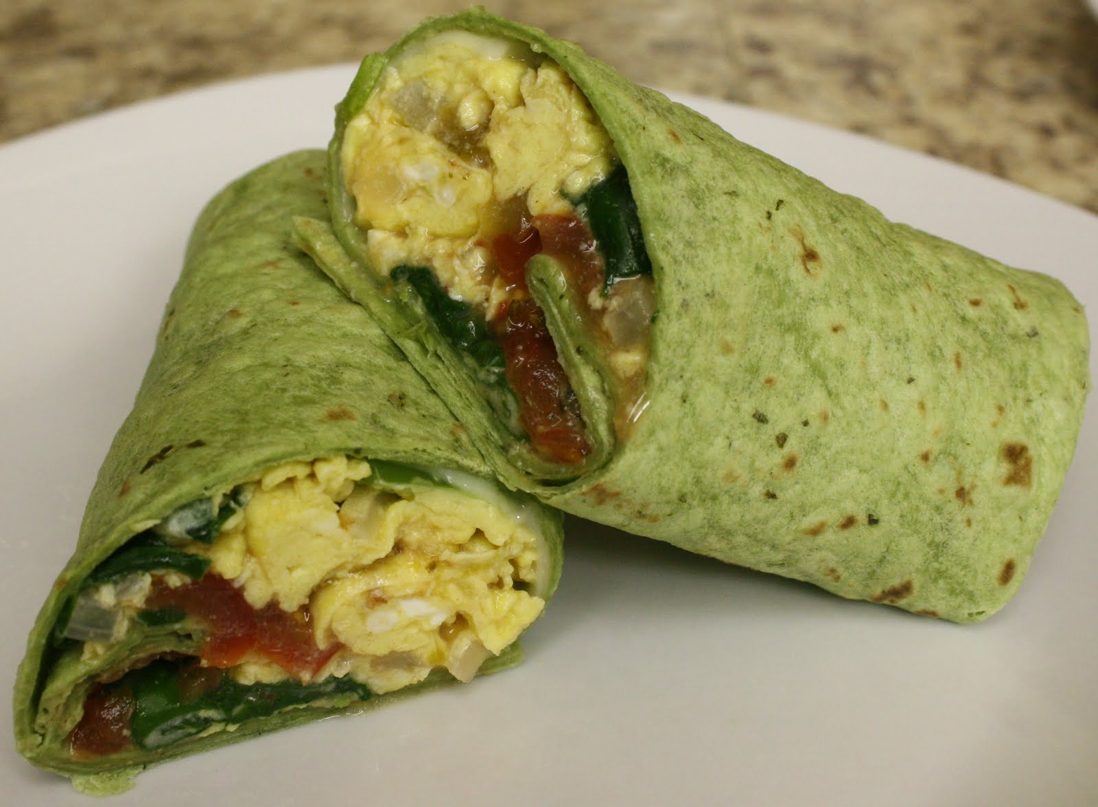 Spinach Tortilla Breakfast Burrito Burrito Walls