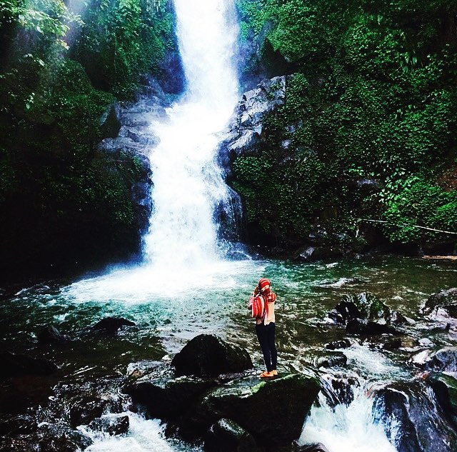 air terjun sekar langit foto air terjun sekarlangit magelang keren