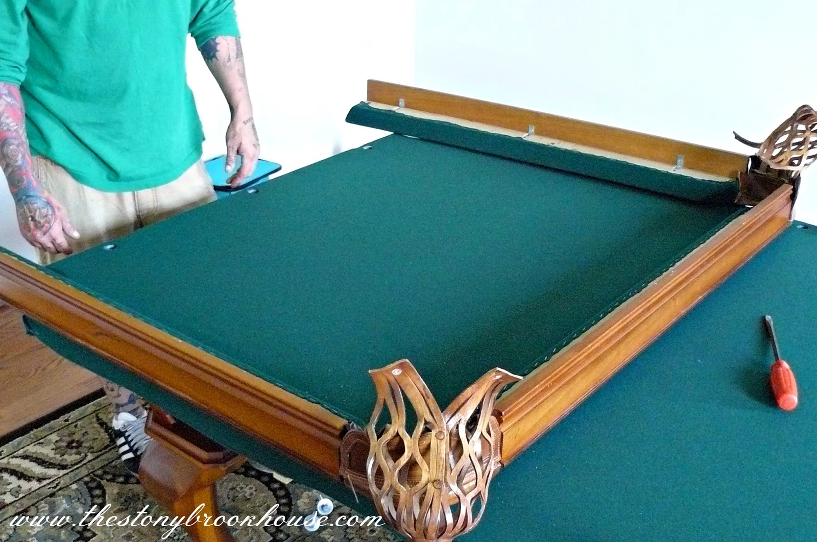 Pool Table is IN! The Stonybrook House