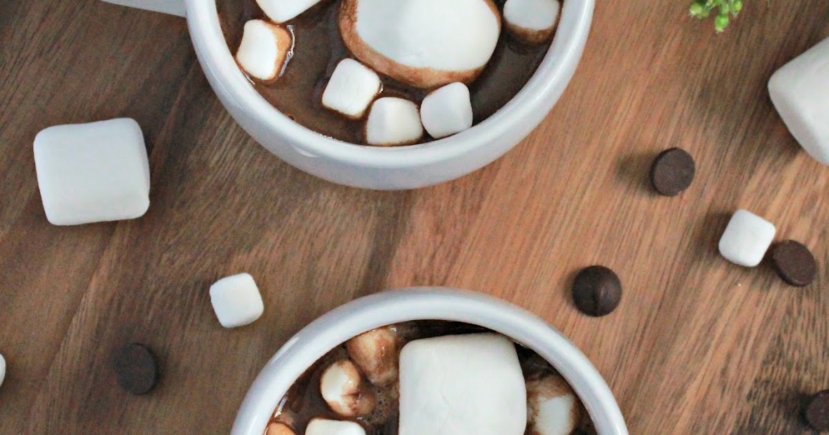 Love and Confections Slow Cooker Dark Hot Chocolate