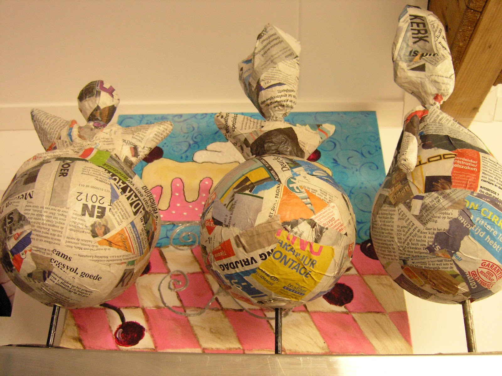 MirandArt Papiermaché cursus van start deel 1 van 4