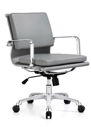 Gray Leather Office Chair Gray Leather Office Chair
