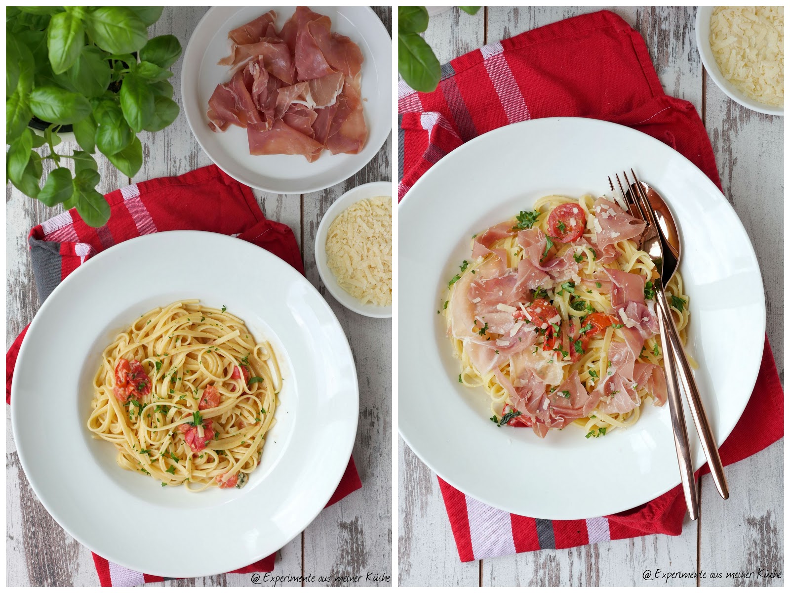 Experimente aus meiner Küche: Pasta mit Grana Padano und Prosciutto di ...