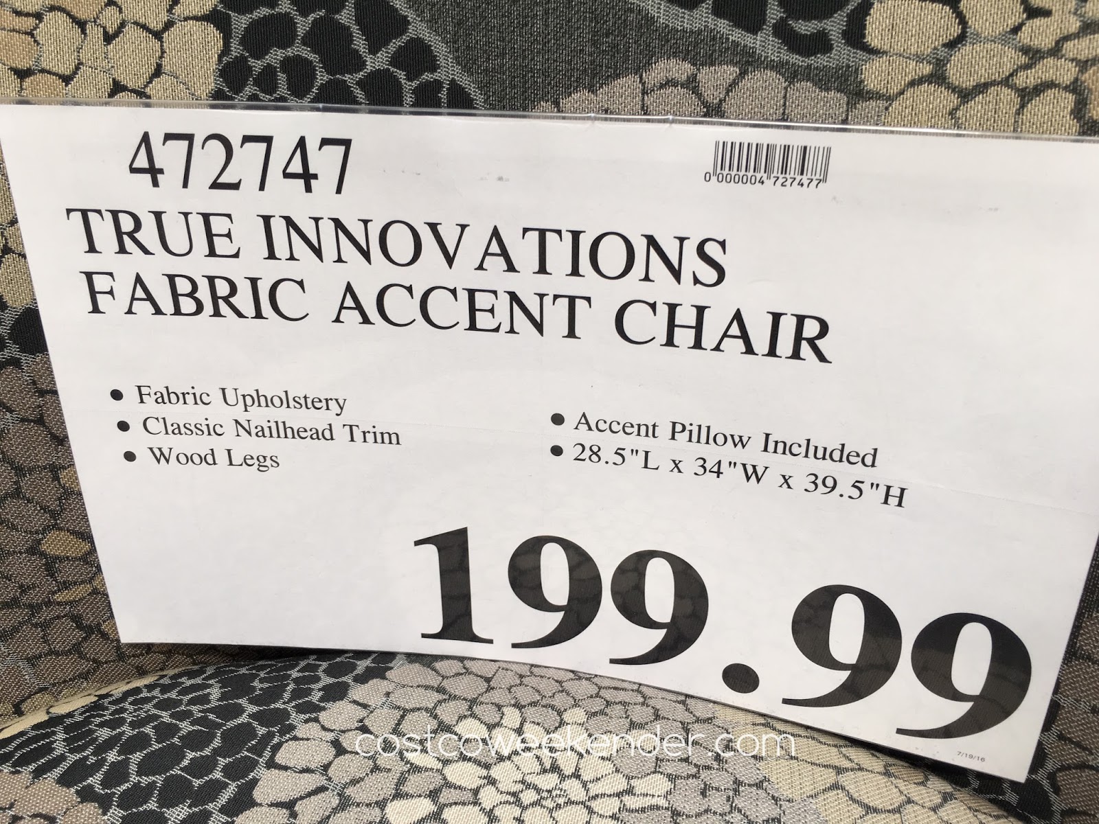 Kuka Accent Chair Costco Weekender