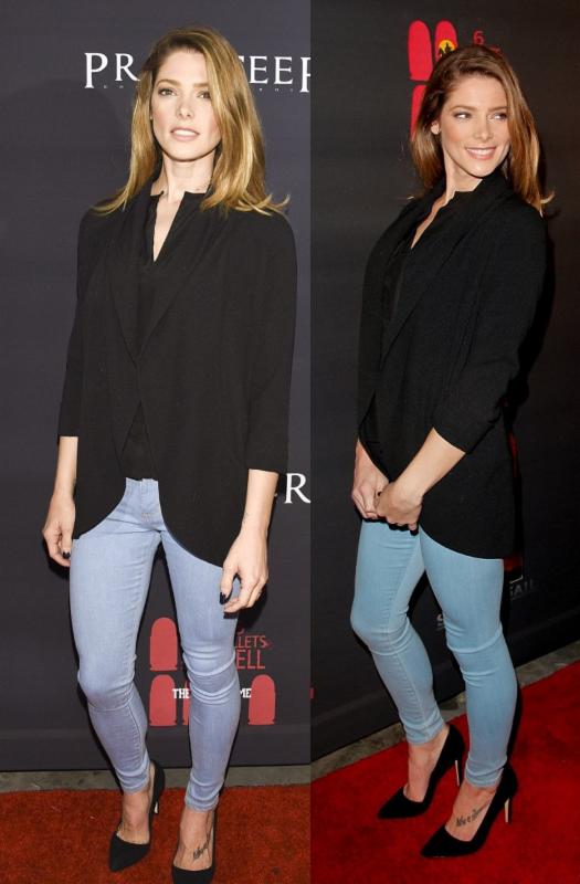 Ashley Greene in Felicity Seamless Skinny Jeans