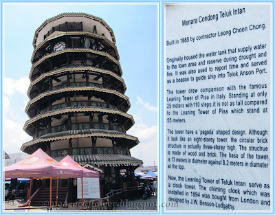 The famous Leaning Tower of Teluk Intan, Perak