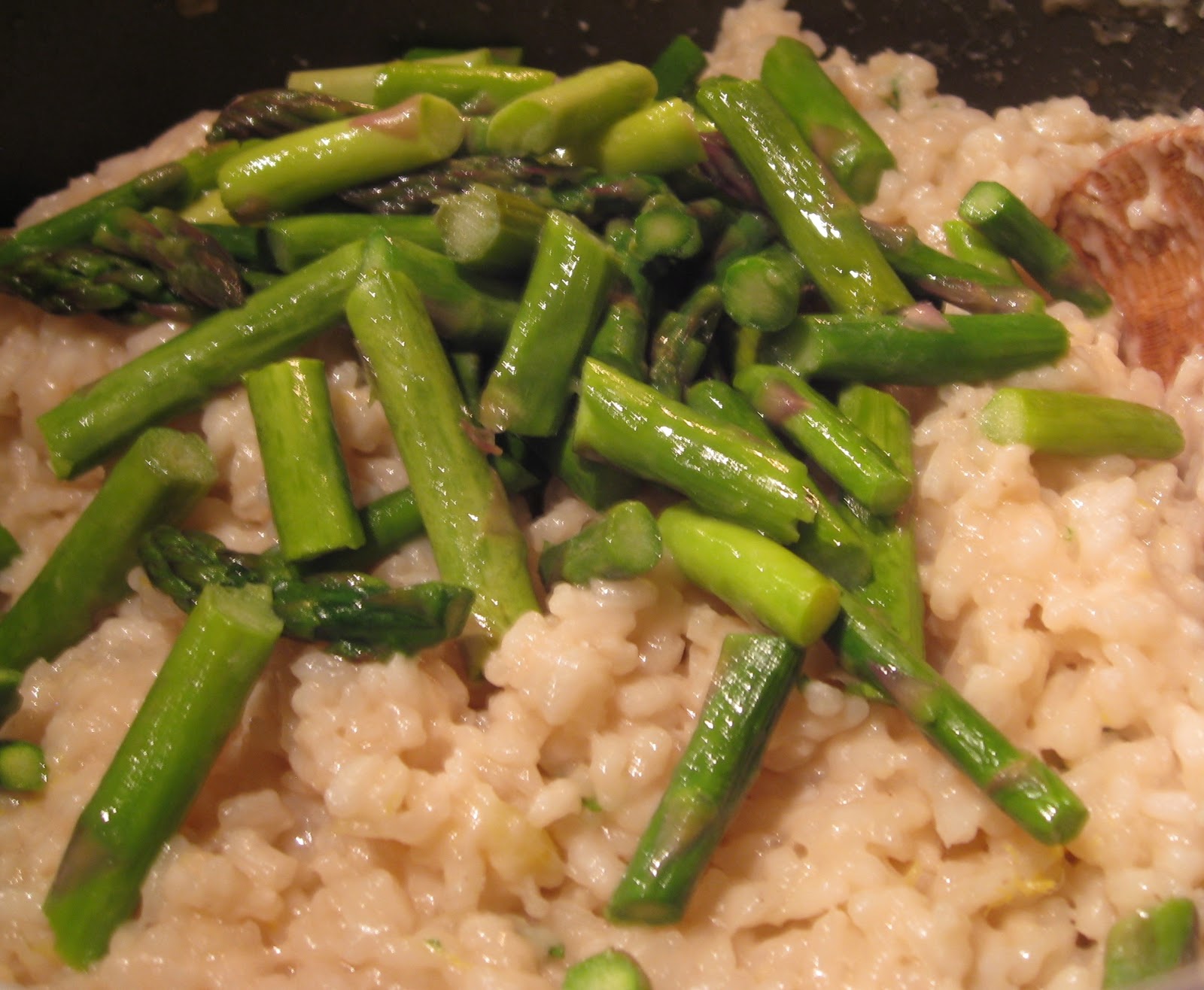 Belle's Baking Asparagus Risotto