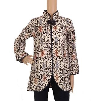 Model Baju Bolero Batik Lengan Panjang