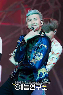 Rap Monster BTS Photos With Green Hairstyle Rap Monster BTS Photos With Green Hairstyle