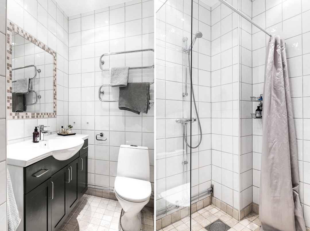 Apê de 126 m² tem cozinha e sala integradas, mas contrastantes