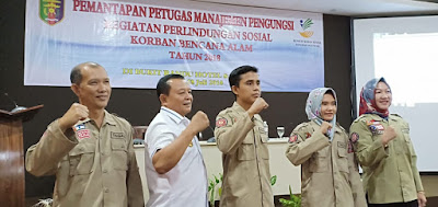 Dinas Sosial Lampung Mantapkan Petugas Manajemen Pengungsi