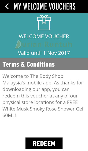 The Body Shop Malaysia Mobile App Free White Musk Smoky Rose Showel Gel