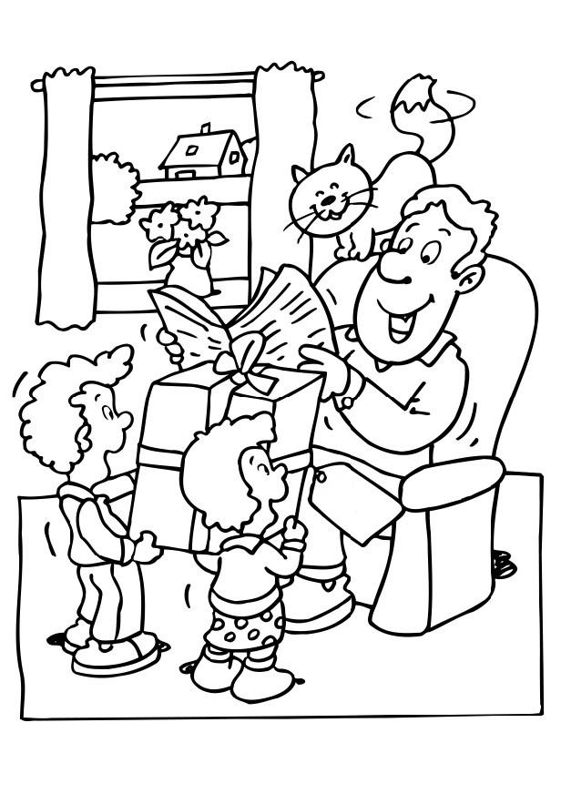 dads day coloring pages - photo #40