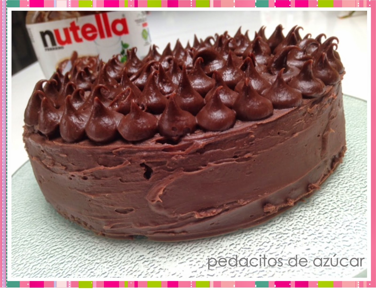 Pedacitos de Azúcar TARTA GALLETAS MARÍA CON CREMA DE NUTELLA (MARQUESA DE NUTELLA). Pedacitos de Azúcar TARTA GALLETAS MARÍA CON CREMA DE NUTELLA (MARQUESA DE NUTELLA).